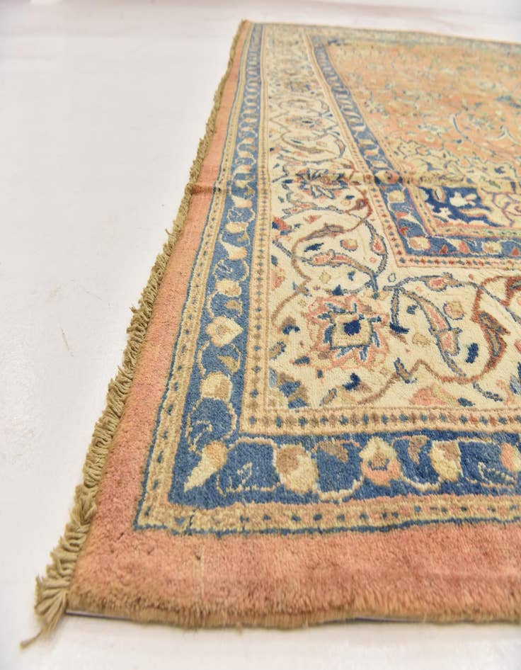 Detail image of 9' 10 x 13'  Hand Knotted Farahan Persian Wool Rug