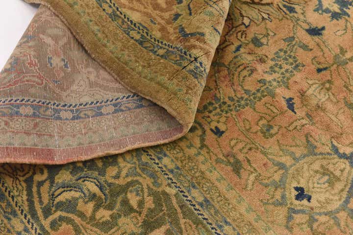 9' 8 x 12' 7 Hand Knotted Farahan Persian Wool Rug