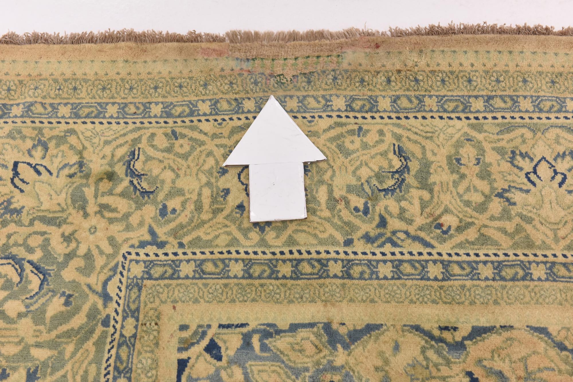 9' 8 x 12' 7 Hand Knotted Farahan Persian Wool Rug