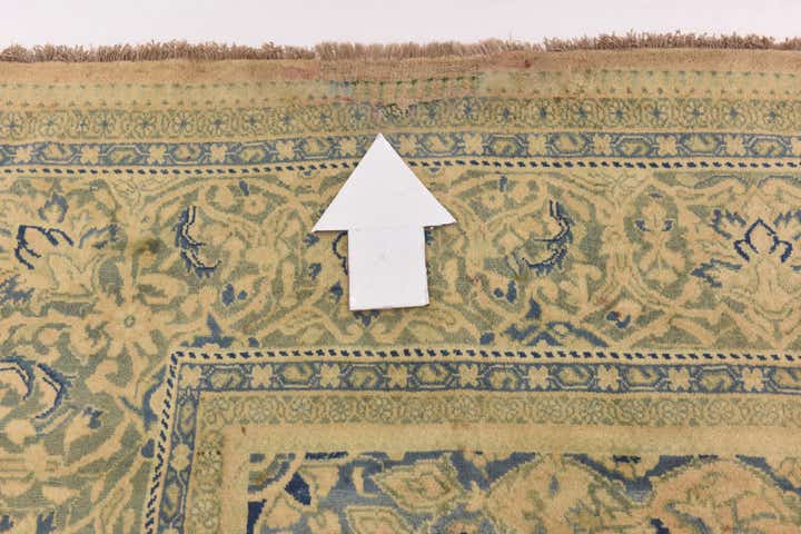 9' 8 x 12' 7 Hand Knotted Farahan Persian Wool Rug