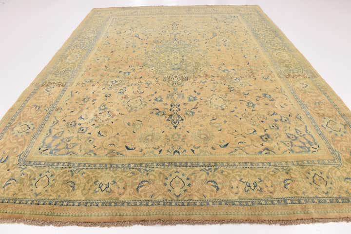 9' 8 x 12' 7 Hand Knotted Farahan Persian Wool Rug