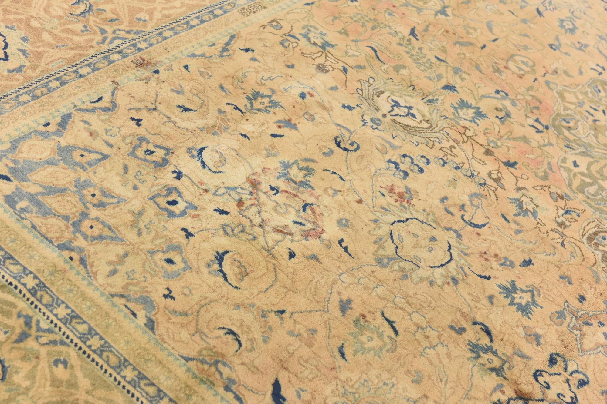 9' 8 x 12' 7 Hand Knotted Farahan Persian Wool Rug