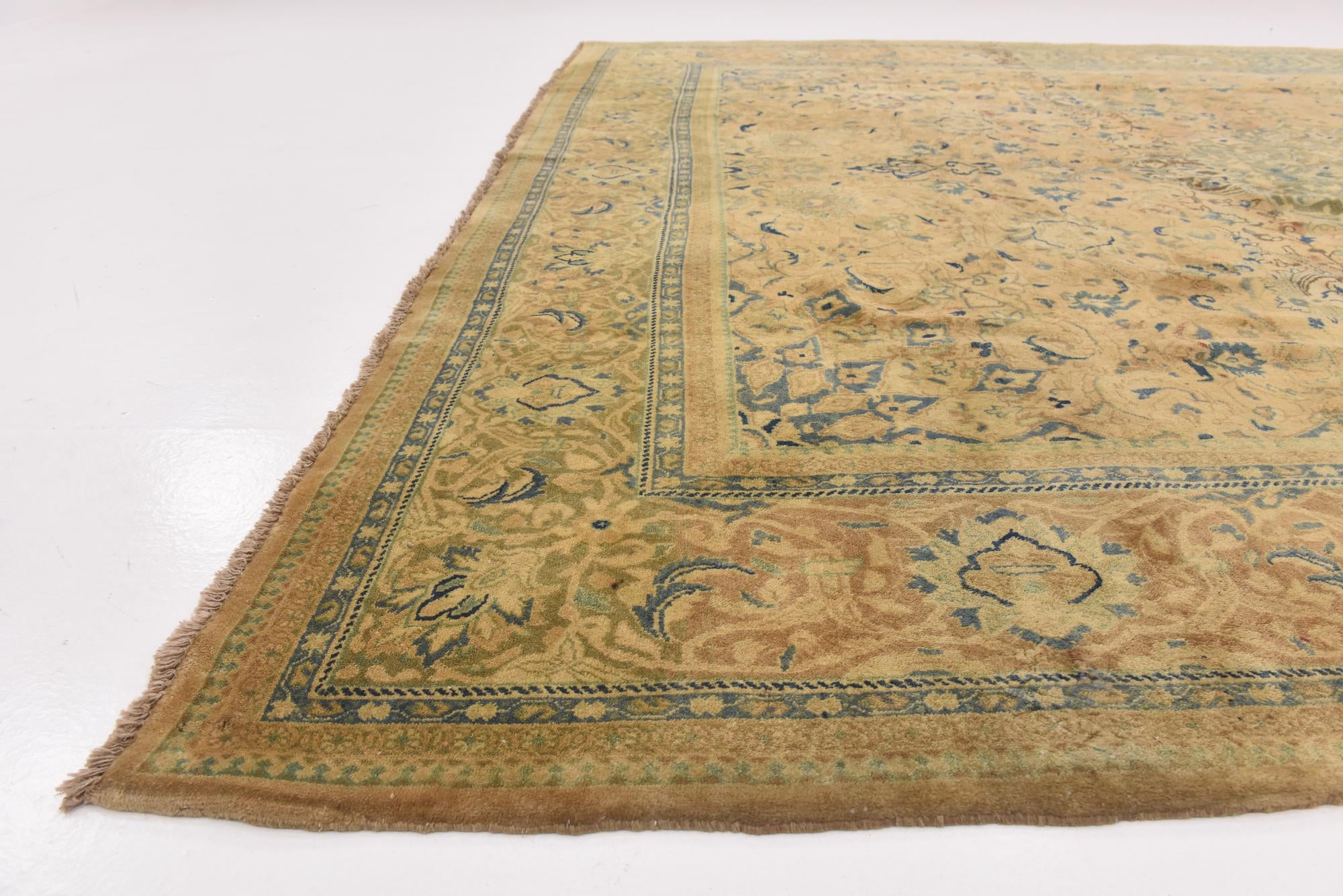 9' 8 x 12' 7 Hand Knotted Farahan Persian Wool Rug