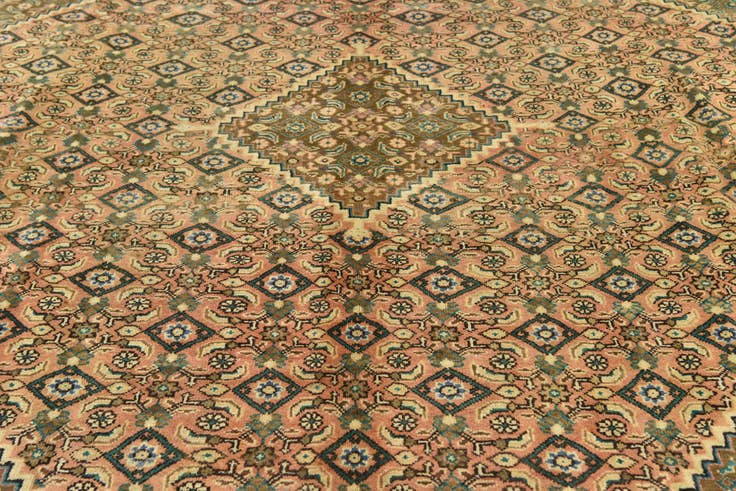 Detail image of 310cm x 390cm anudado a mano Farahan Alfombra Persa Lana