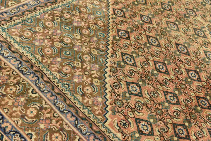 10' 2 x 12' 10 Hand Knotted Farahan Persian Wool Rug