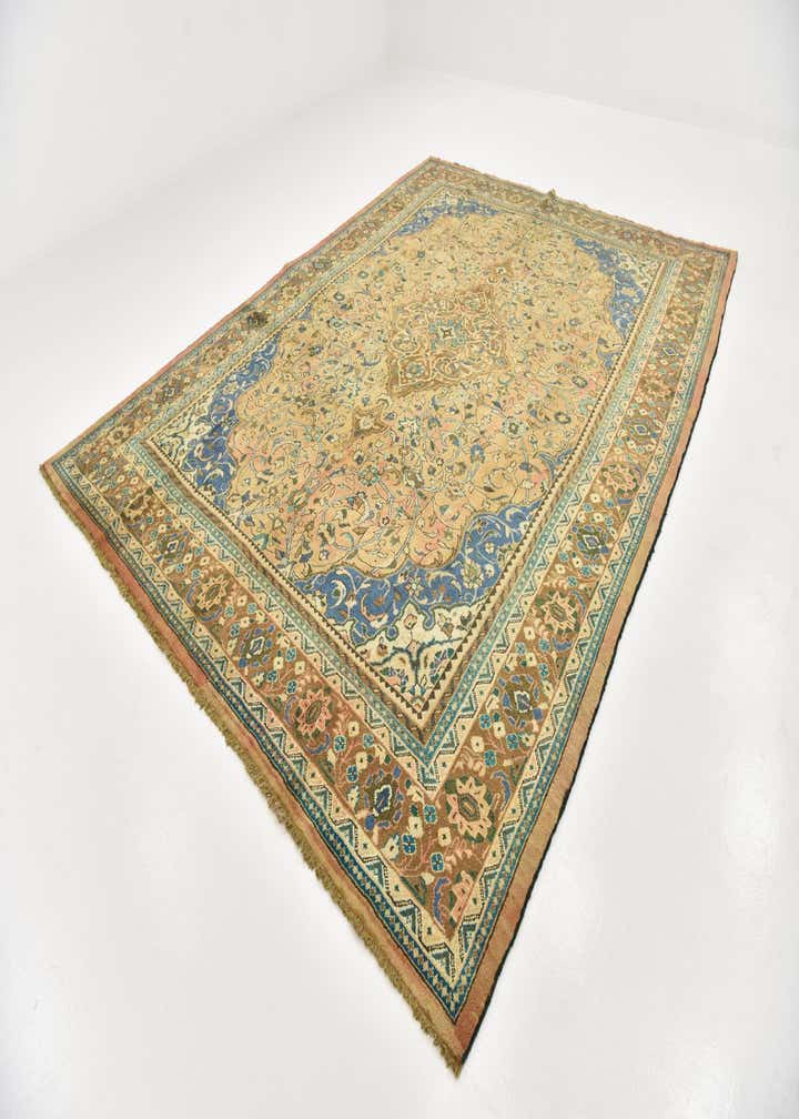 10' 1 x 13' 2 Hand Knotted Farahan Persian Wool Rug