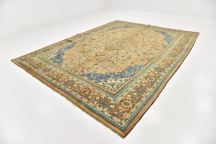 Detail image of 10' 1 x 13' 2 Hand Knotted Farahan Persian Wool Rug