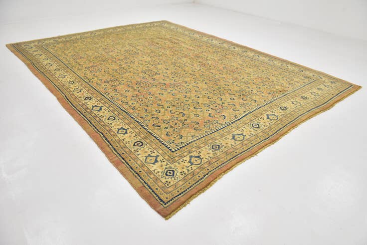 Detail image of 10' x 13' 6 Hand Knotted Farahan Persian Wool Rug