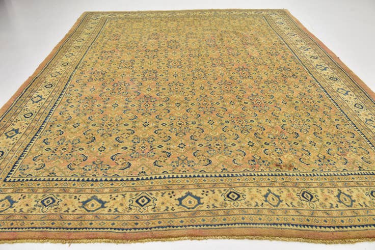 Detail image of 10' x 13' 6 Hand Knotted Farahan Persian Wool Rug