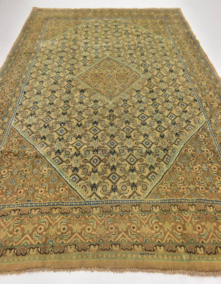 Detail image of 10' 2 x 12' 10 Hand Knotted Farahan Persian Wool Rug