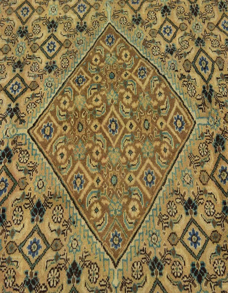 Detail image of 10' 2 x 12' 10 Hand Knotted Farahan Persian Wool Rug