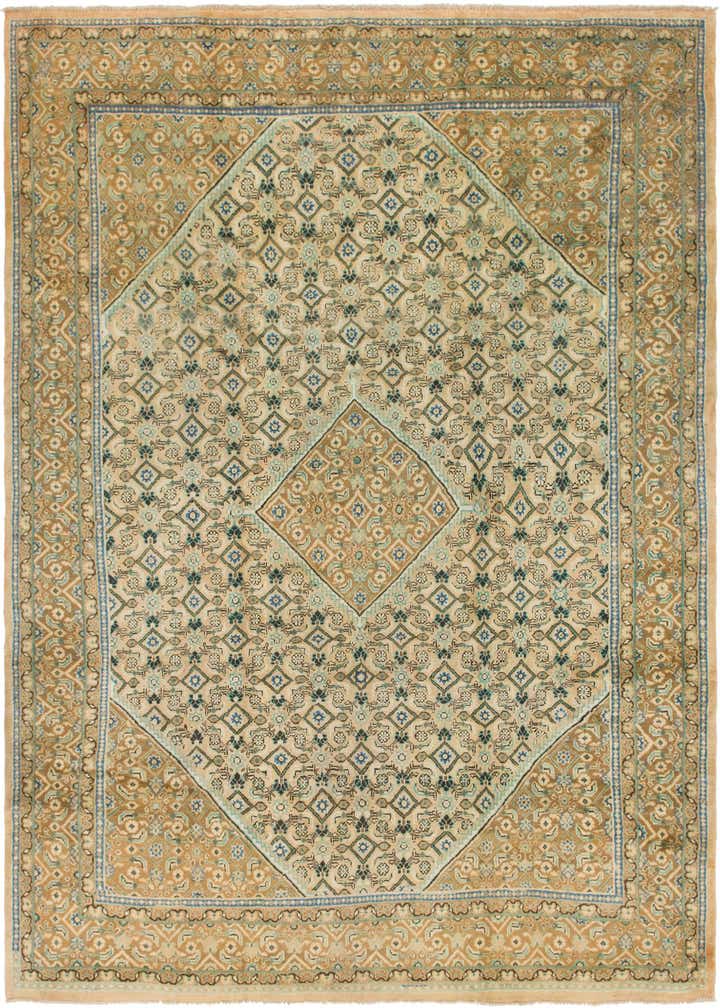 10' 2 x 12' 10 Hand Knotted Farahan Persian Wool Rug