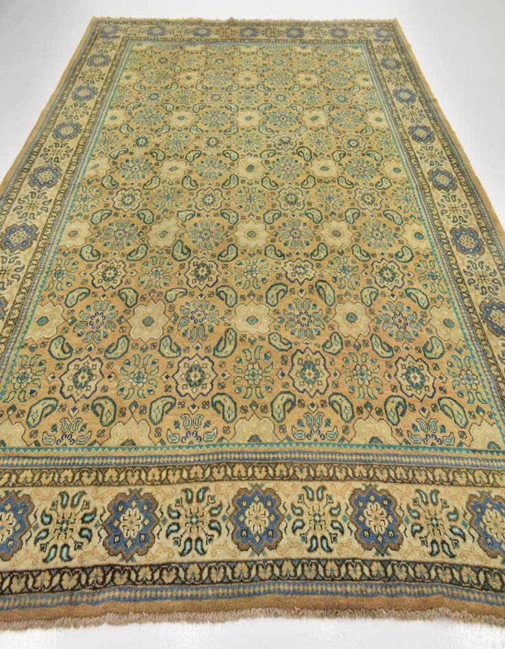 Detail image of 9' 9 x 12' 8  Hand Knotted Farahan Persian Wool Rug