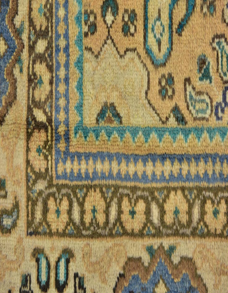 Detail image of 9' 9 x 12' 8  Hand Knotted Farahan Persian Wool Rug