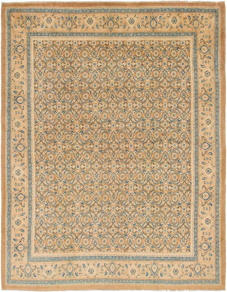 Detail image of 10' x 13' 2 Hand Knotted Farahan Persian Wool Rug