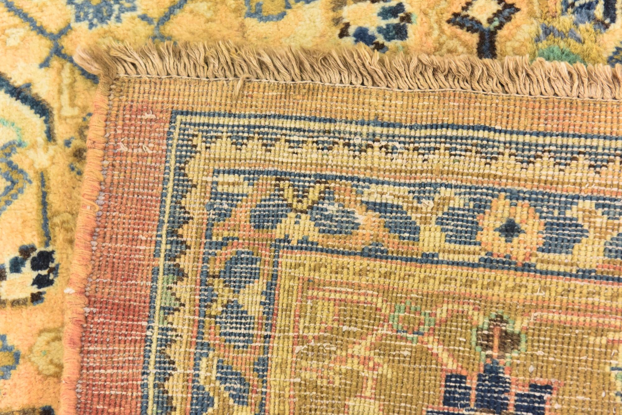 9' 10 x 12' 9 Hand Knotted Farahan Persian Wool Rug