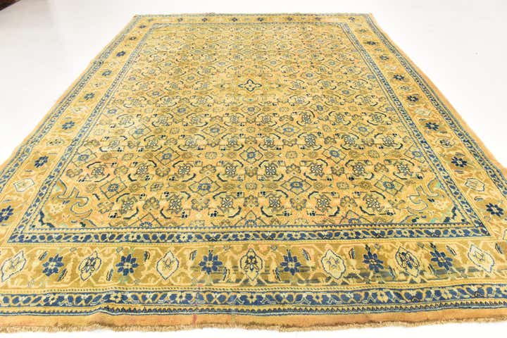 9' 10 x 12' 9 Hand Knotted Farahan Persian Wool Rug