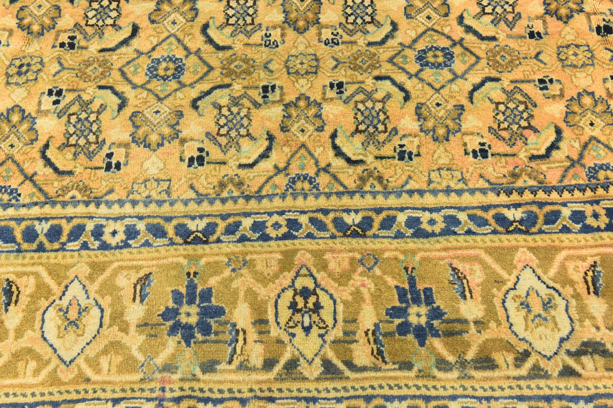 9' 10 x 12' 9 Hand Knotted Farahan Persian Wool Rug