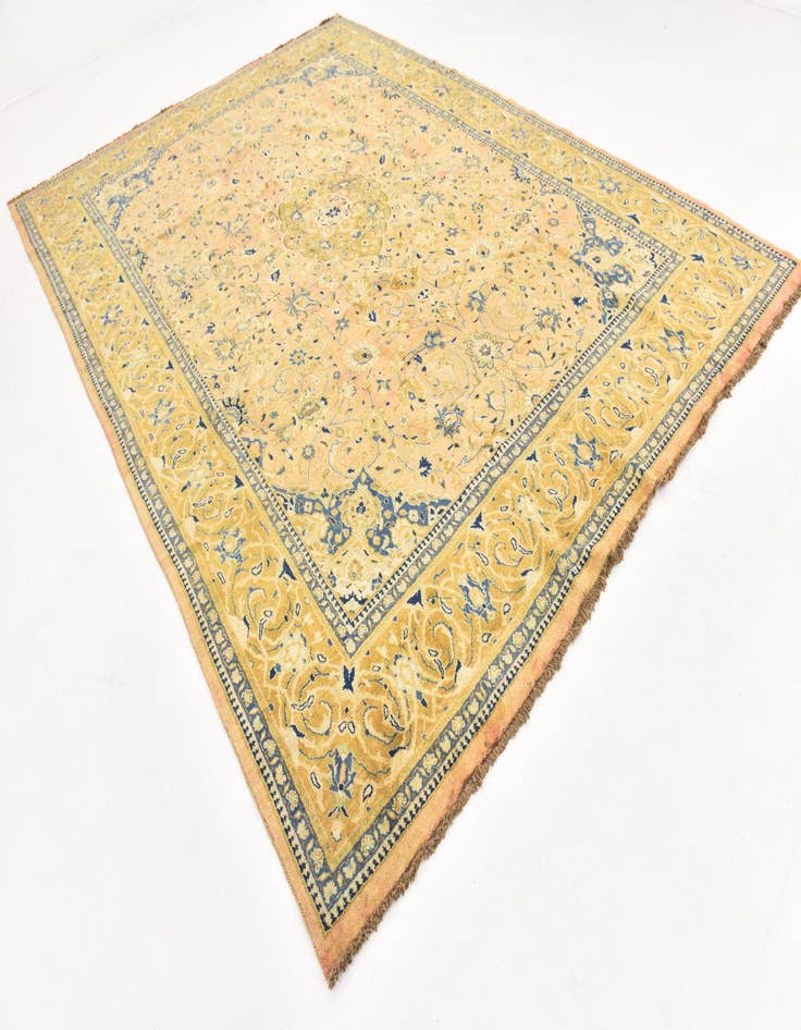 Detail image of 9' 4 x 13' 2 Hand Knotted Farahan Persian Wool Rug