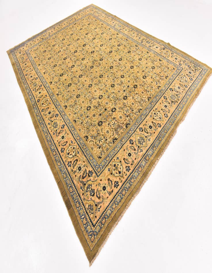 Detail image of 9' 6 x 13' 3  Hand Knotted Farahan Persian Wool Rug