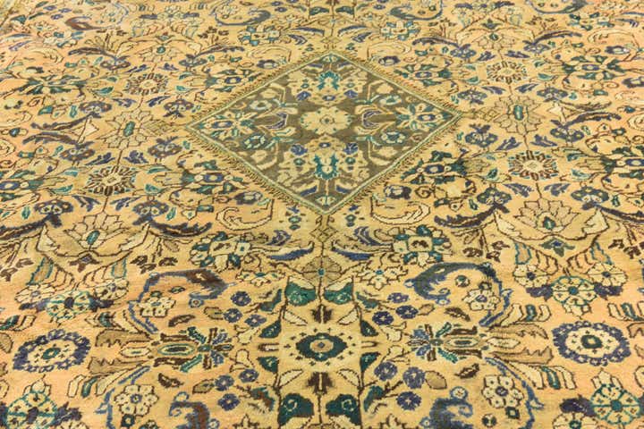 10' x 13' 2 Hand Knotted Farahan Persian Wool Rug