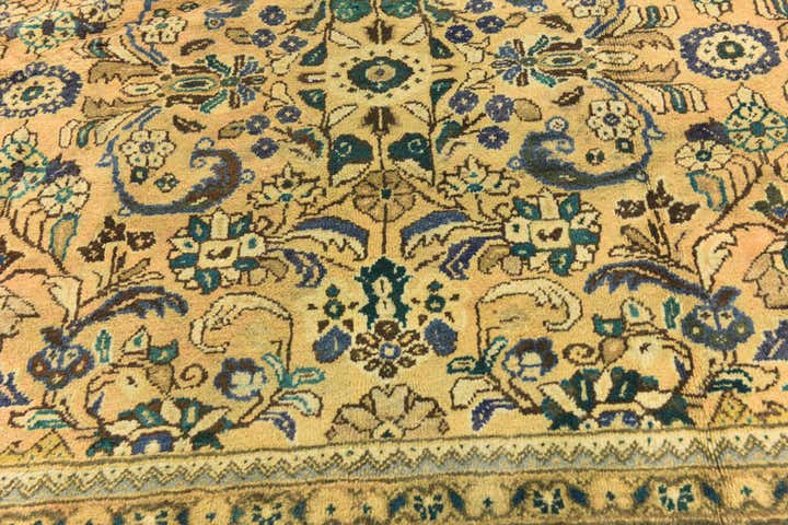 10' x 13' 2 Hand Knotted Farahan Persian Wool Rug