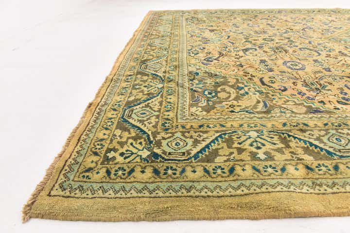 10' x 13' 2 Hand Knotted Farahan Persian Wool Rug