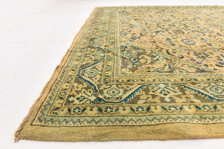 Detail image of 10' x 13' 2 Hand Knotted Farahan Persian Wool Rug