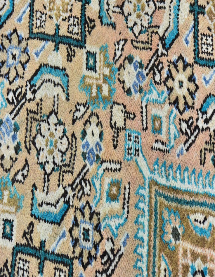 Detail image of 9' 8 x 12' 10  Hand Knotted Farahan Persian Wool Rug