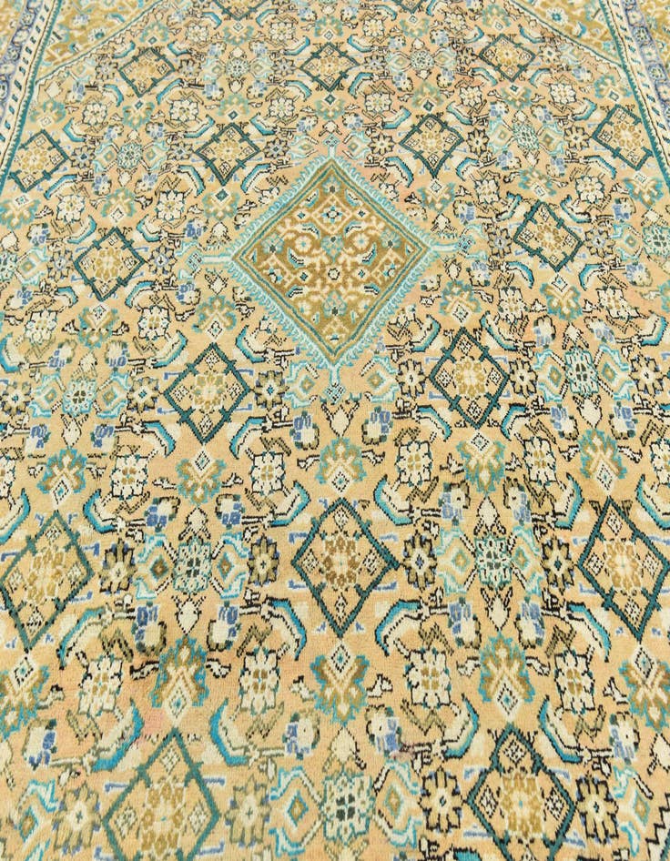 Detail image of 9' 8 x 12' 10  Hand Knotted Farahan Persian Wool Rug