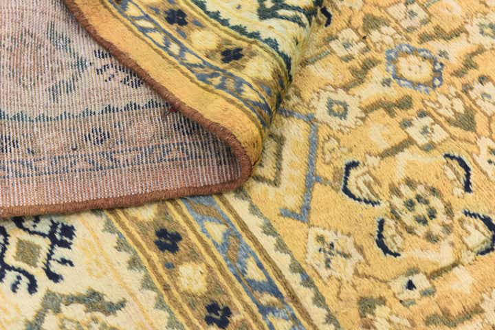 9' 7 x 12' 9 Hand Knotted Farahan Persian Wool Rug