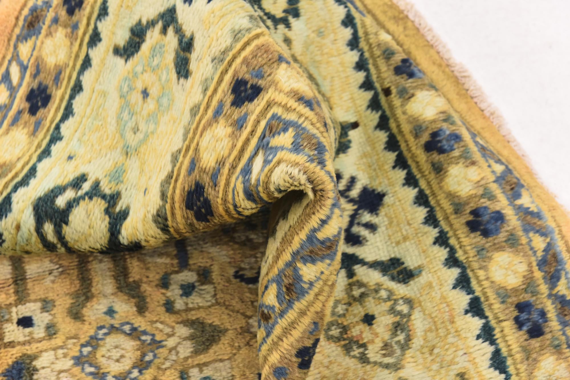 9' 7 x 12' 9 Hand Knotted Farahan Persian Wool Rug