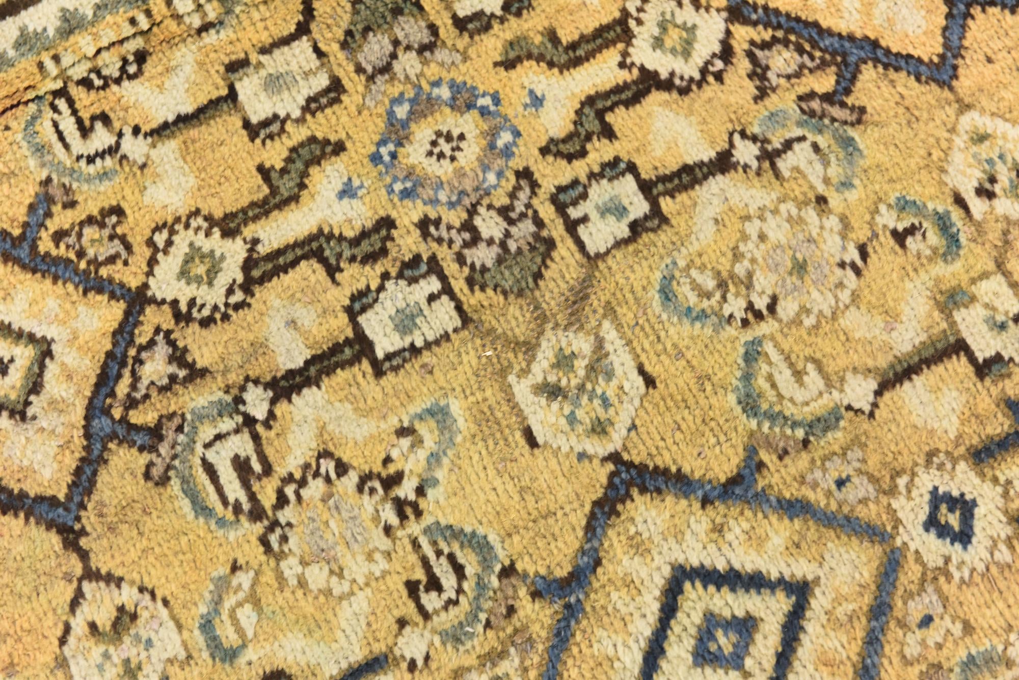 9' 7 x 12' 9 Hand Knotted Farahan Persian Wool Rug