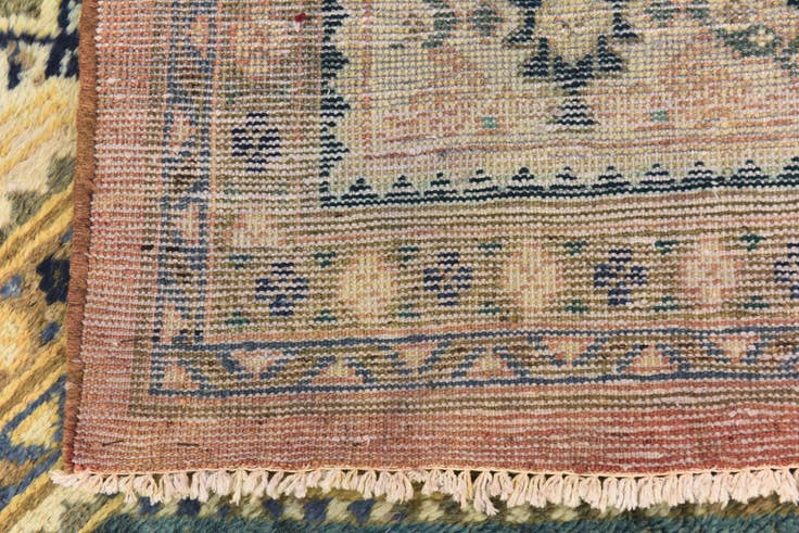 Detail image of 9' 7 x 12' 9 Hand Knotted Farahan Persian Wool Rug