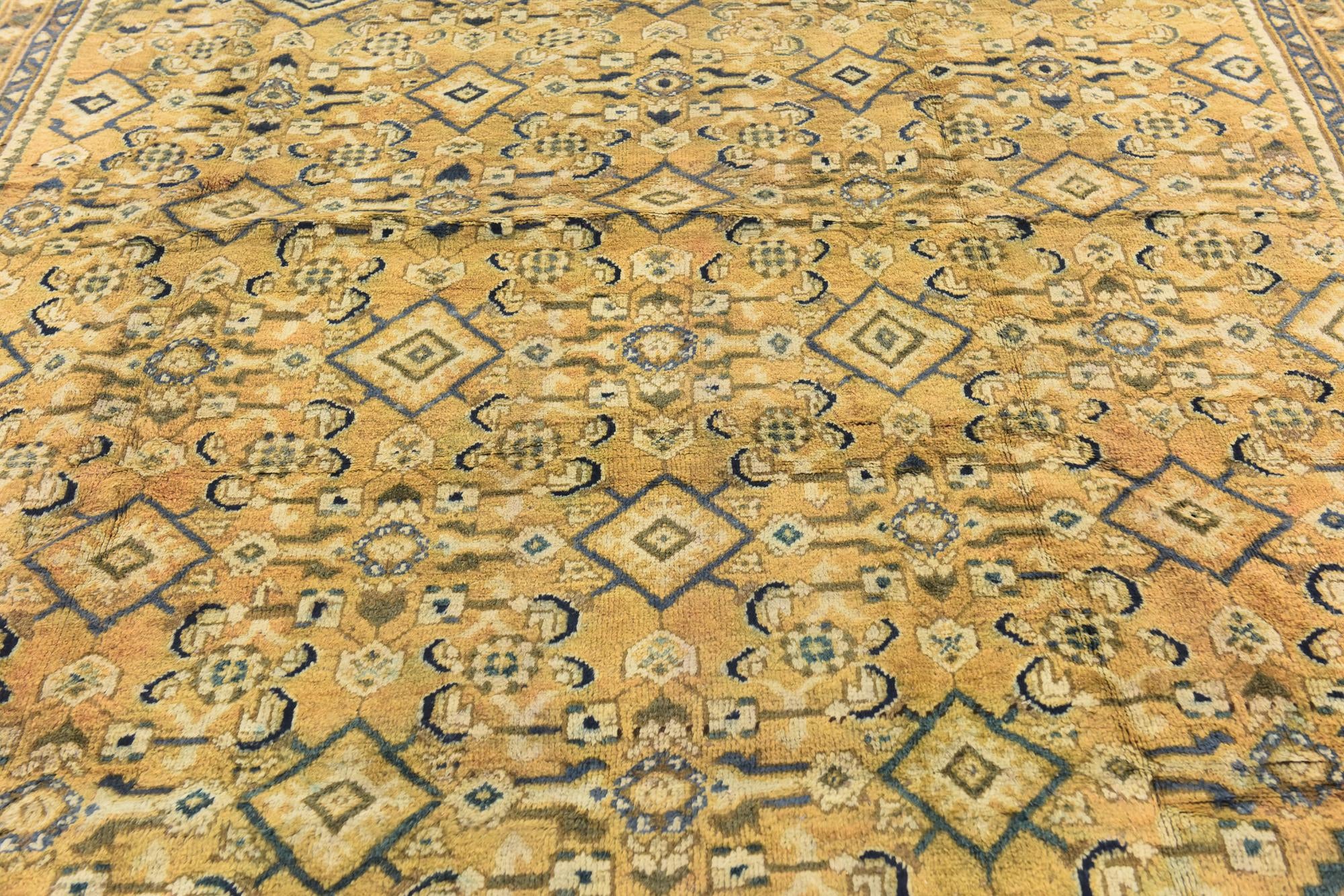 9' 7 x 12' 9 Hand Knotted Farahan Persian Wool Rug