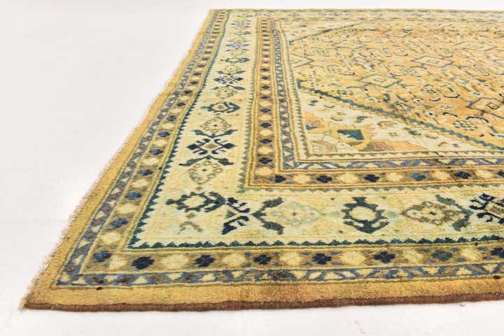 9' 7 x 12' 9 Hand Knotted Farahan Persian Wool Rug