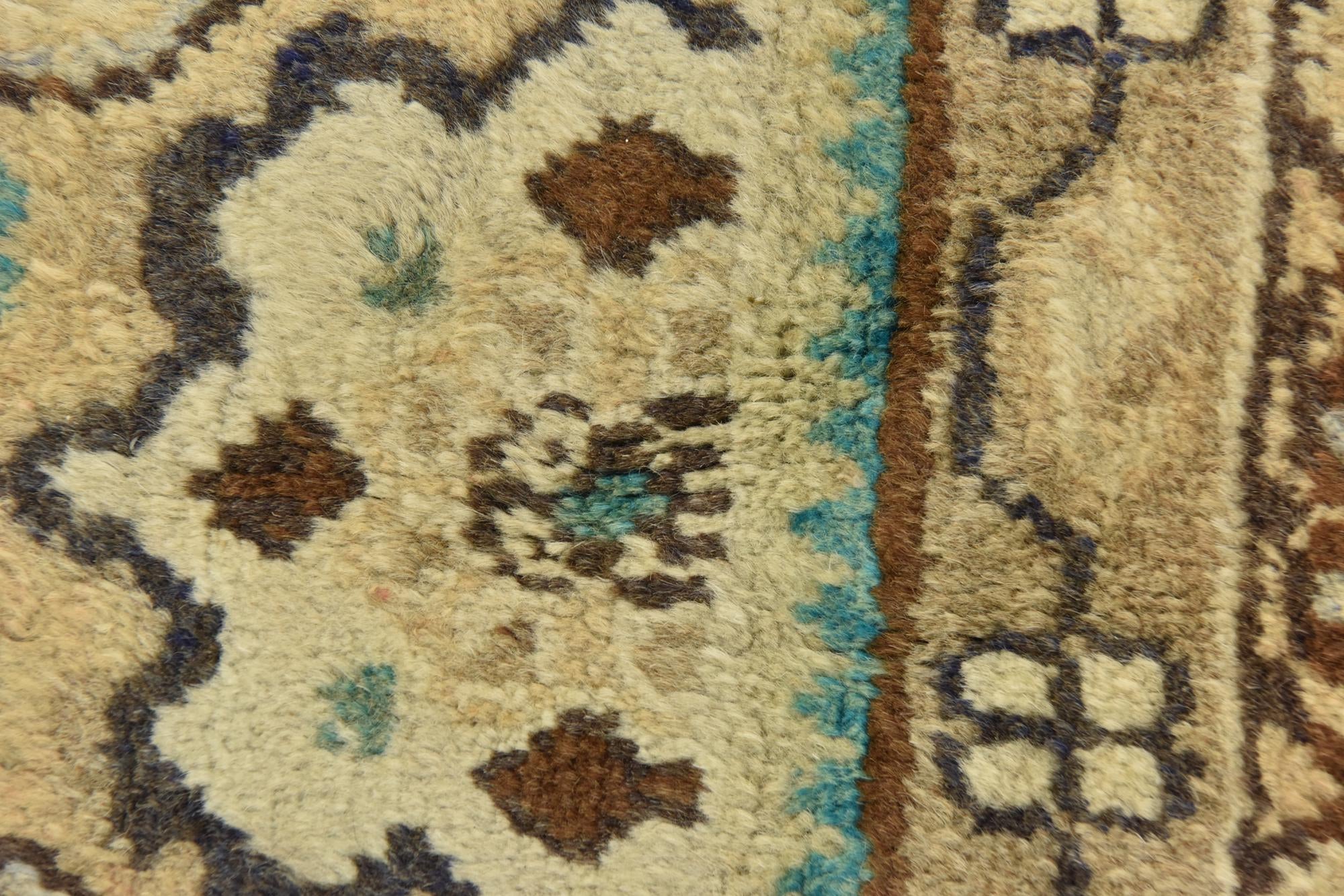 9' 8 x 12' 7 Hand Knotted Farahan Persian Wool Rug