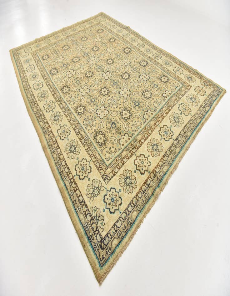 Detail image of 9' 8 x 12' 7 Hand Knotted Farahan Persian Wool Rug