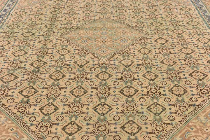 295cm x 395cm anudado a mano Farahan Alfombra Persa Lana