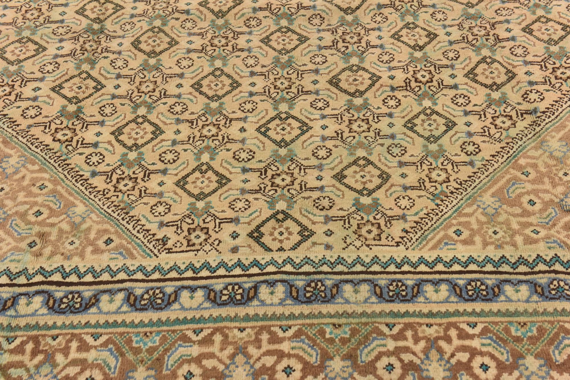 295cm x 395cm anudado a mano Farahan Alfombra Persa Lana