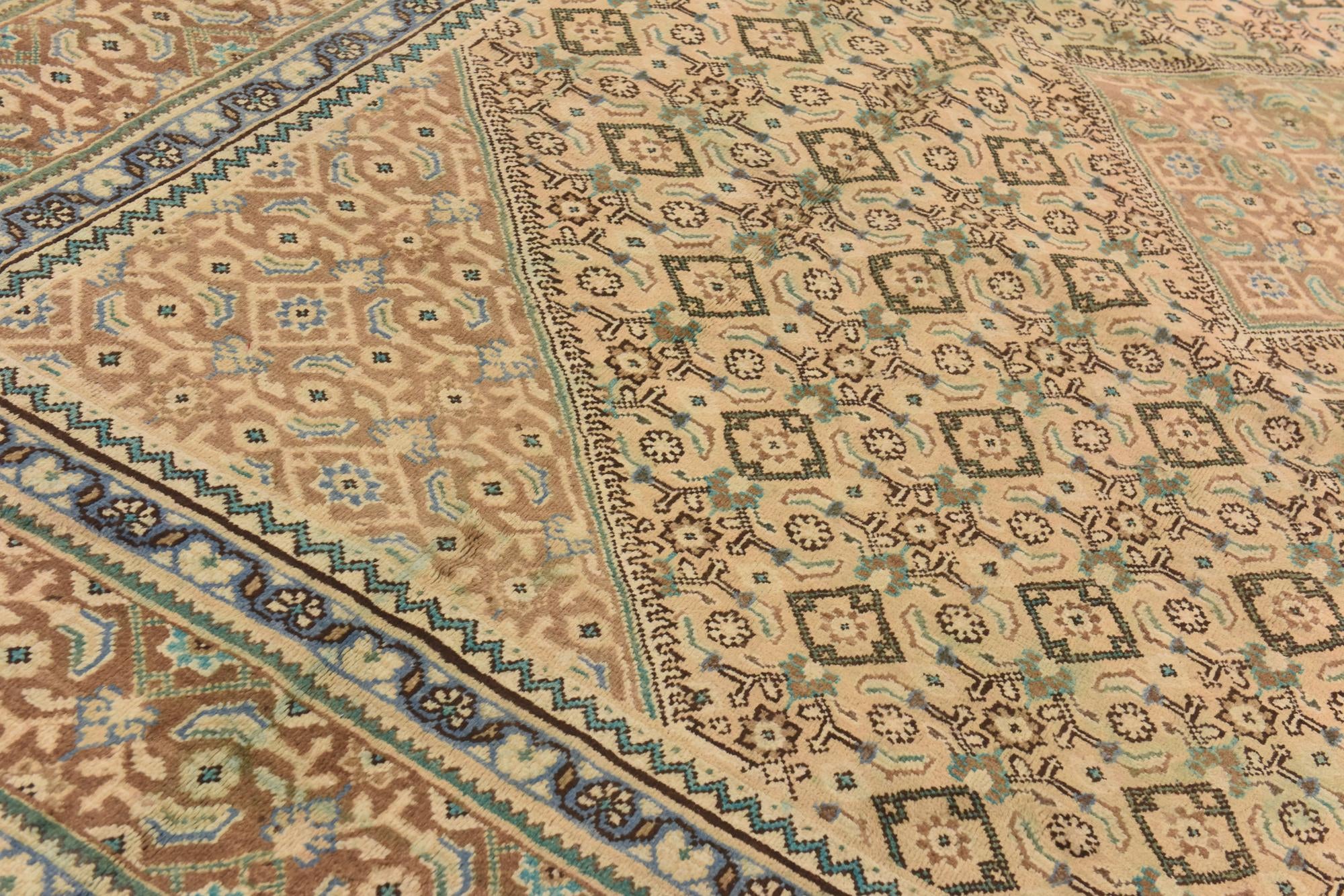 295cm x 395cm anudado a mano Farahan Alfombra Persa Lana