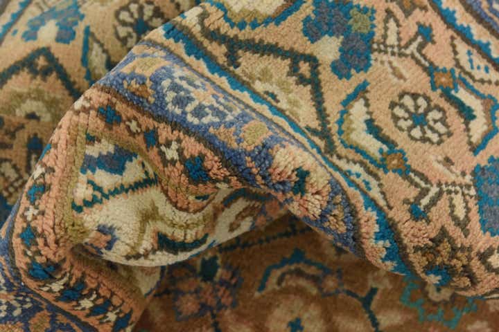 9' 10 x 13' 2 Hand Knotted Farahan Persian Wool Rug