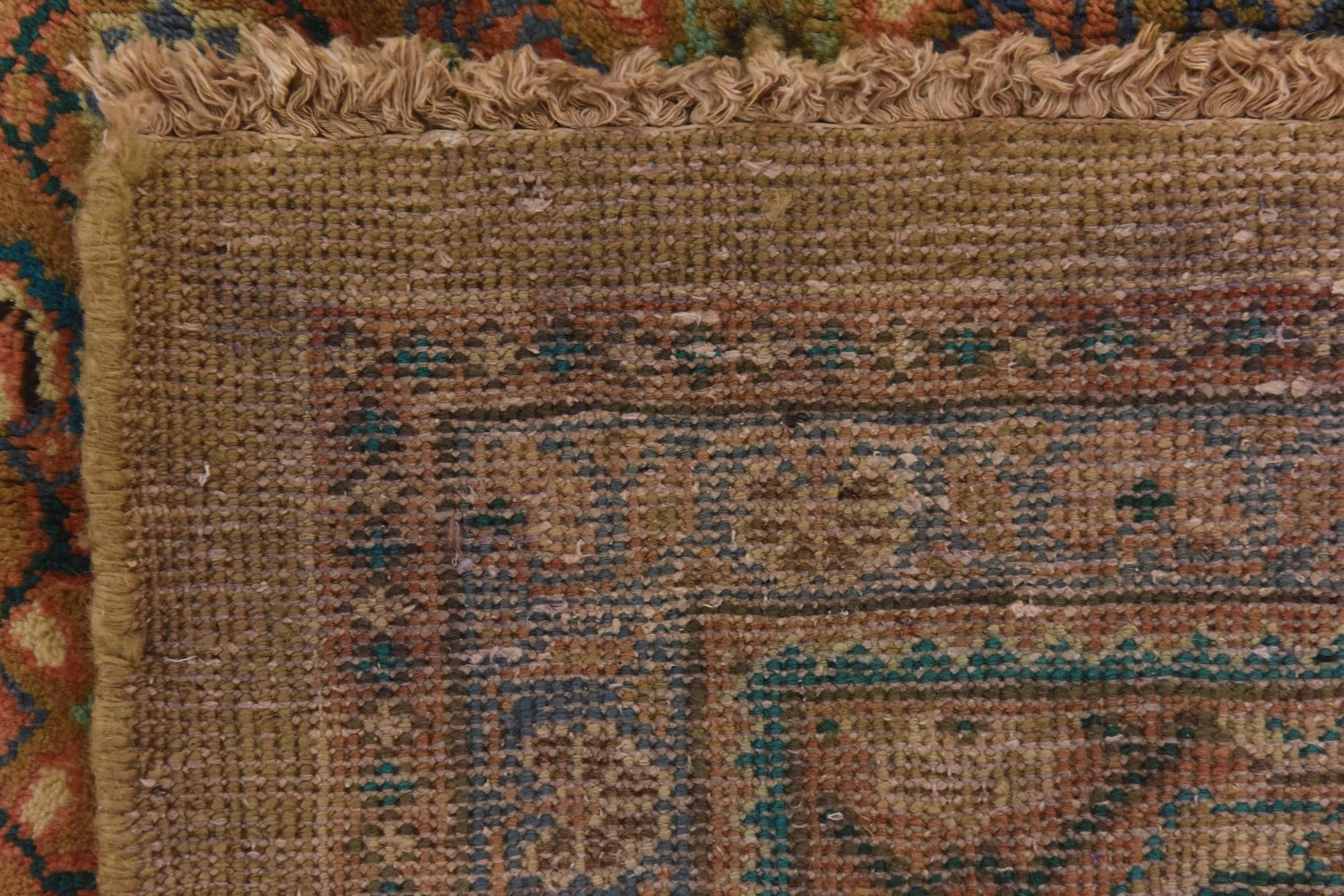 9' 10 x 13' 2 Hand Knotted Farahan Persian Wool Rug