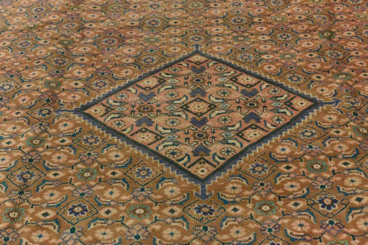 9' 10 x 13' 2 Hand Knotted Farahan Persian Wool Rug