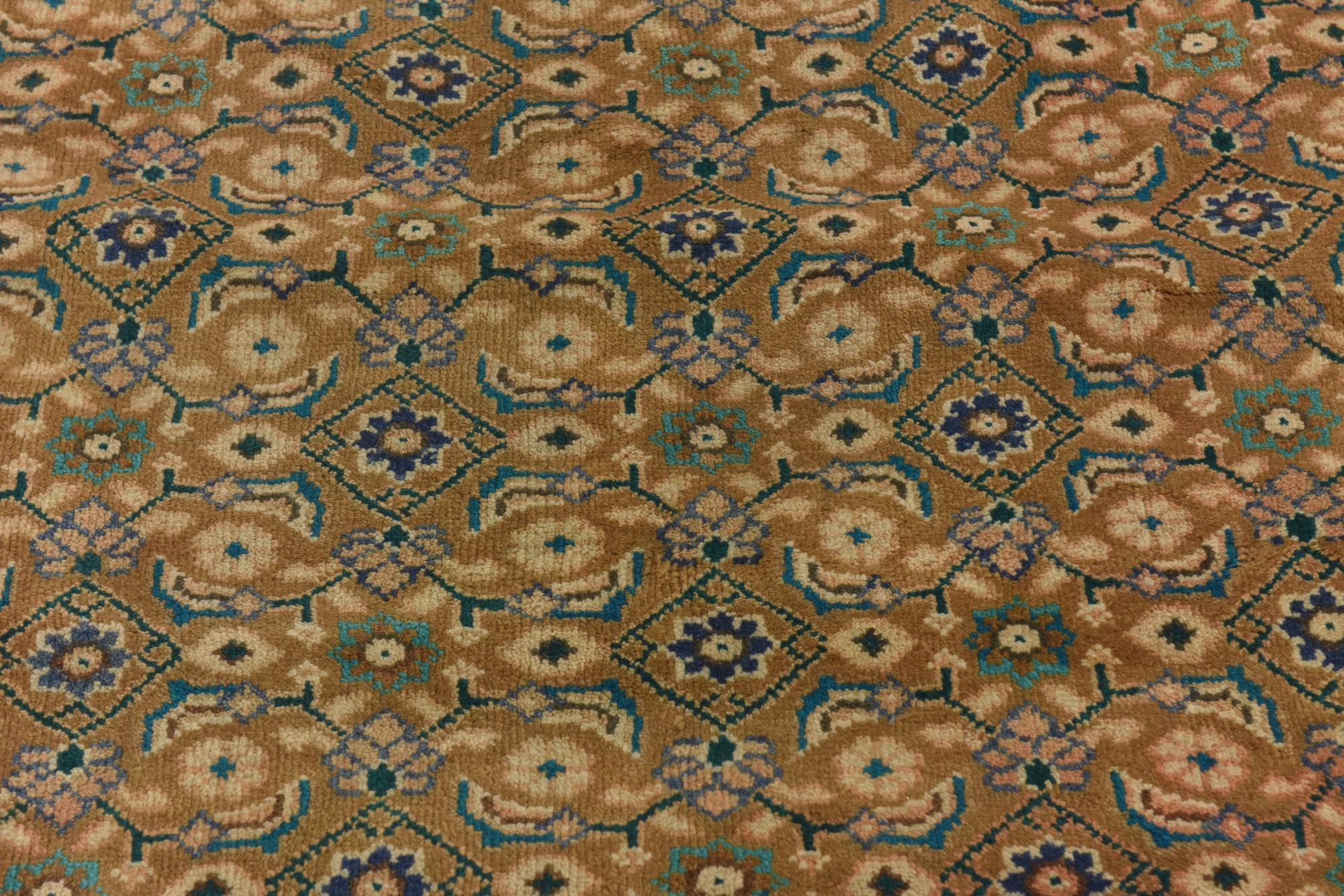 9' 10 x 13' 2 Hand Knotted Farahan Persian Wool Rug