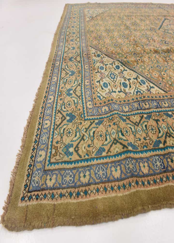 9' 10 x 13' 2 Hand Knotted Farahan Persian Wool Rug