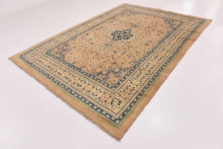 7' 10 x 11' 3 Hand Knotted Farahan Persian Wool Rug