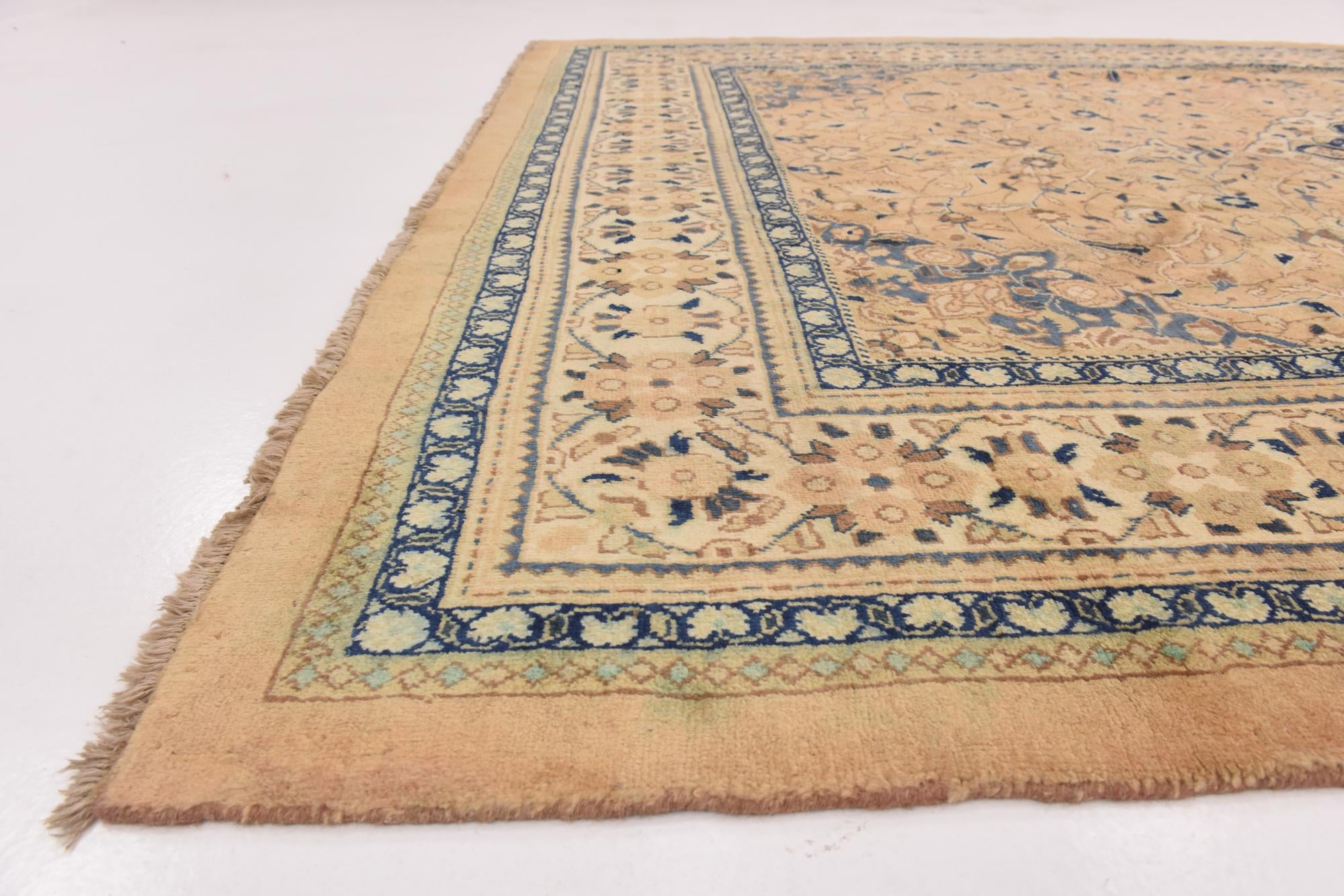 7' 10 x 11' 3 Hand Knotted Farahan Persian Wool Rug