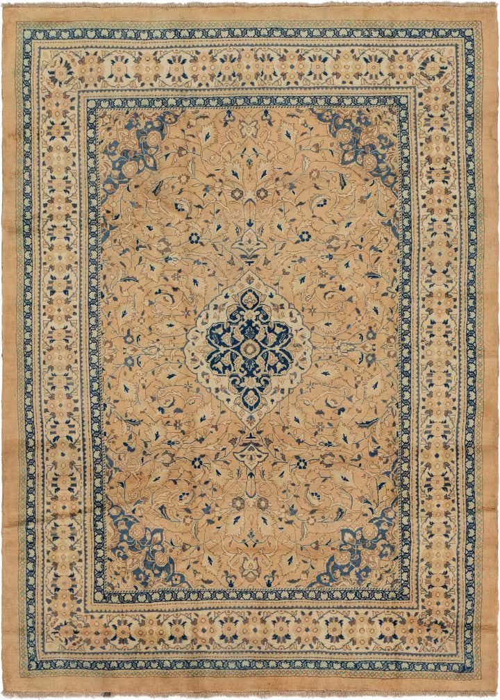 7' 10 x 11' 3 Hand Knotted Farahan Persian Wool Rug