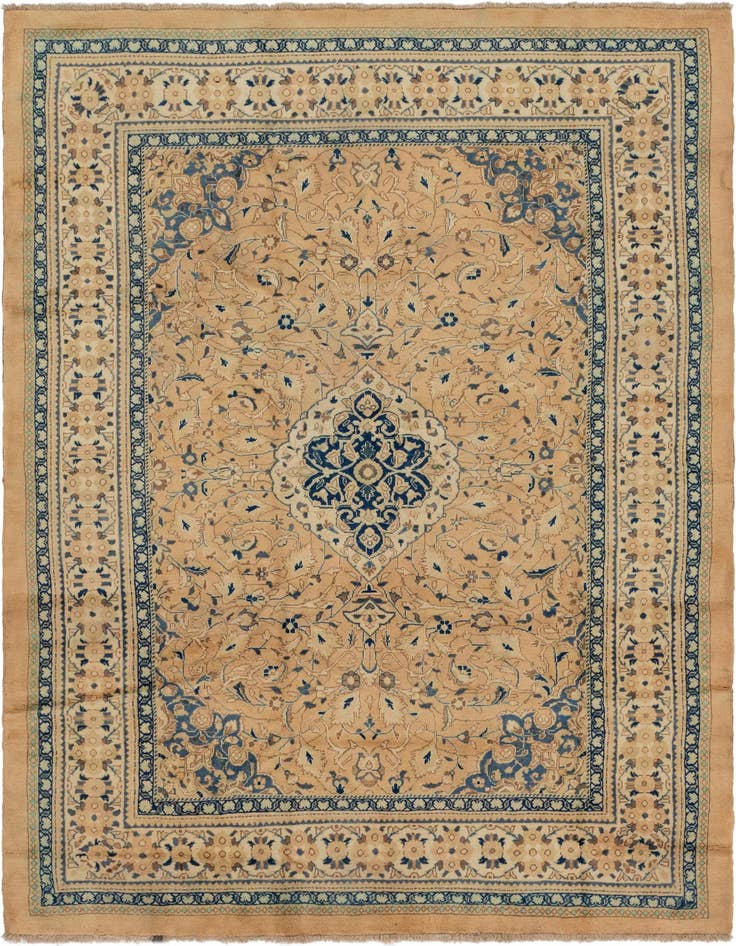 Detail image of 7' 10 x 11' 3 Hand Knotted Farahan Persian Wool Rug